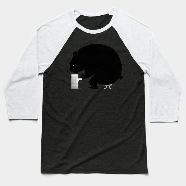 The Pianist Baseball T-Shirt by triagus